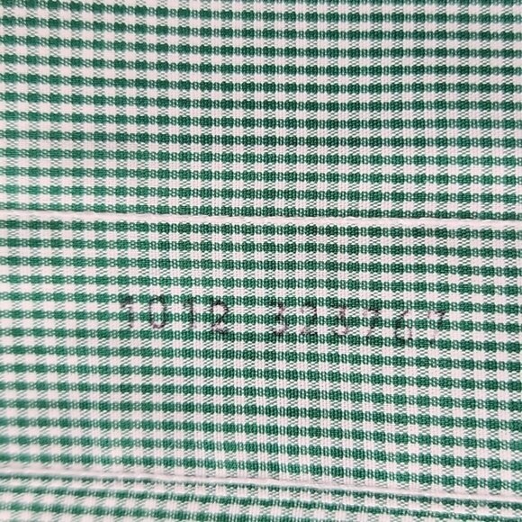 Brooks Brothers Shirt Size 17 1/2 x 34/35 Green Check Spread Collar EUC Non-Iron - Picture 5 of 15